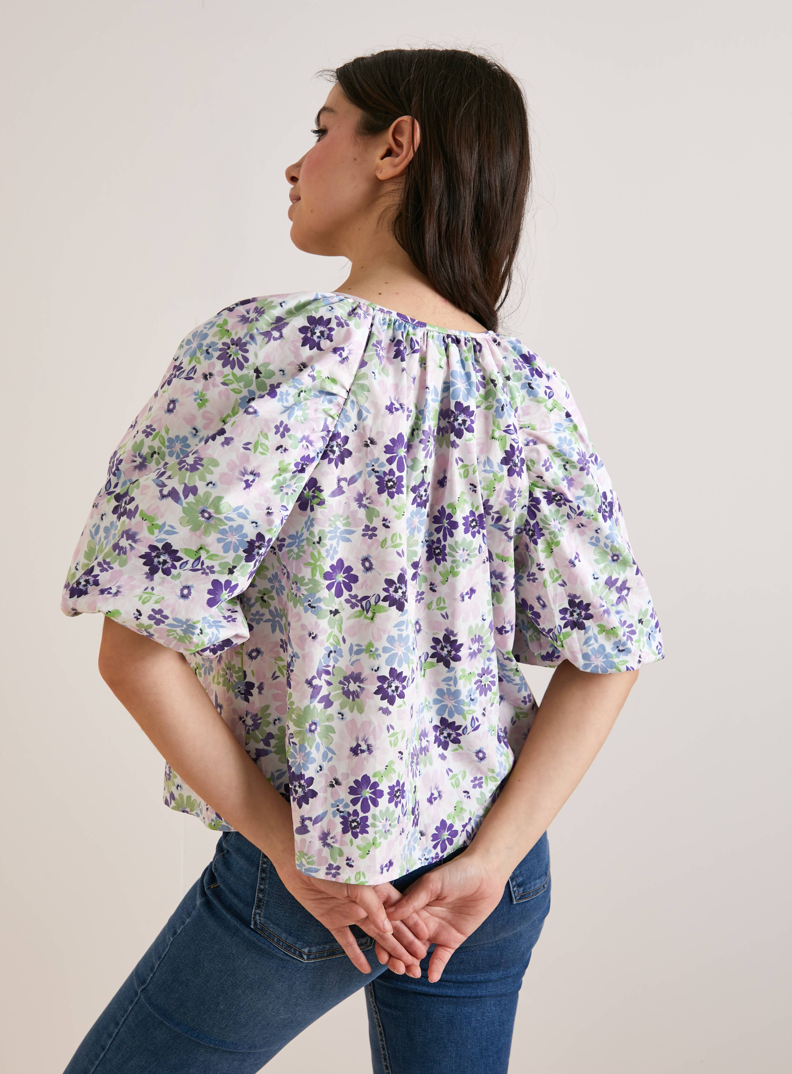 Everbelle Floral Bloom Poplin Blouse 10 - Image 4